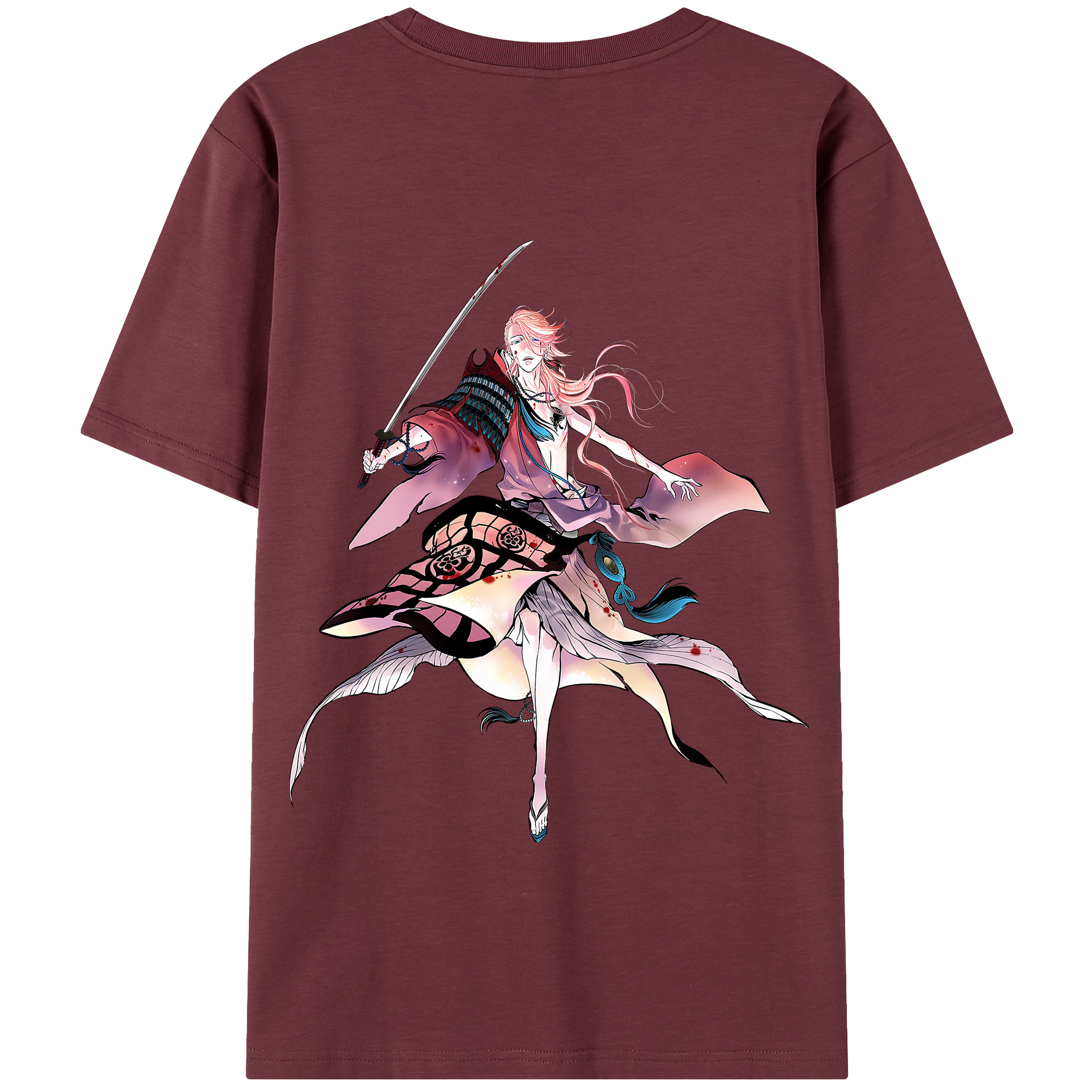 （画像用） 刀剣乱舞 Touken Ranbu 綿100％半袖Tシャツ（背面プリント）
